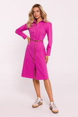 Shirt-Style Midi Dress
