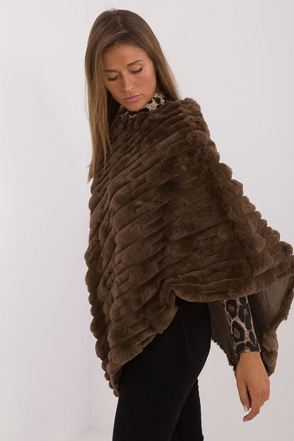 Textured Loose Fit Poncho