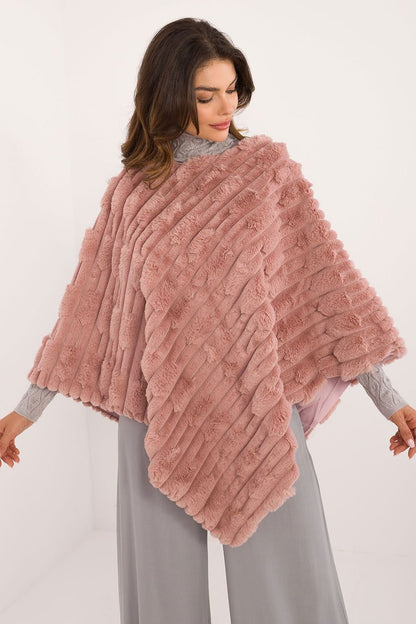 Textured Loose Fit Poncho