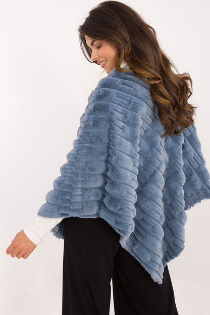 Textured Loose Fit Poncho