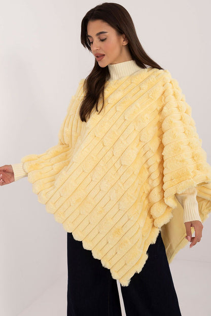 Textured Loose Fit Poncho