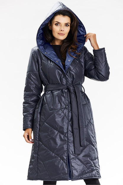 Awama Long Hooded Coat