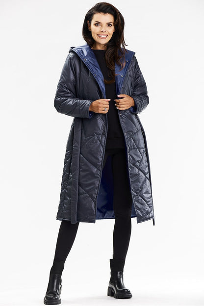 Awama Long Hooded Coat