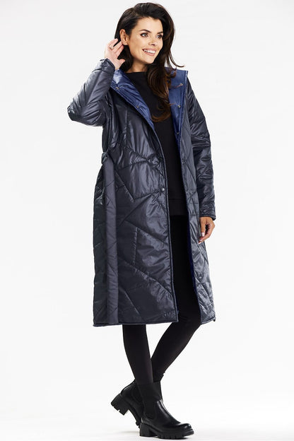 Awama Long Hooded Coat