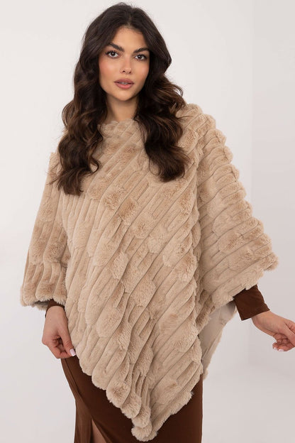 Textured Loose Fit Poncho