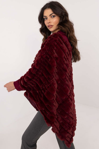 Textured Loose Fit Poncho
