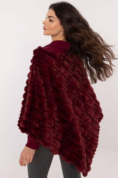 Textured Loose Fit Poncho