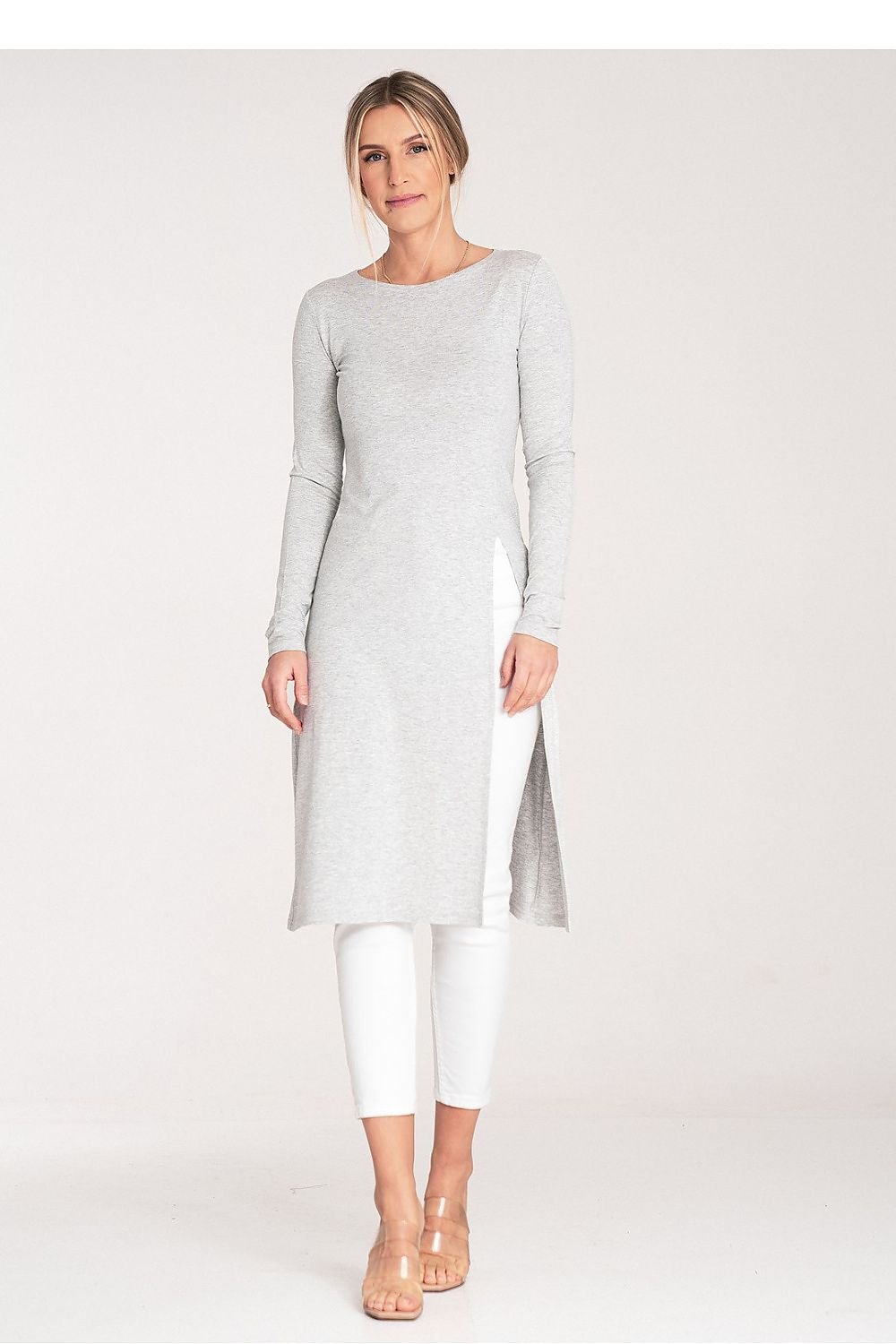 Long Sleeve Round Neck Tunic