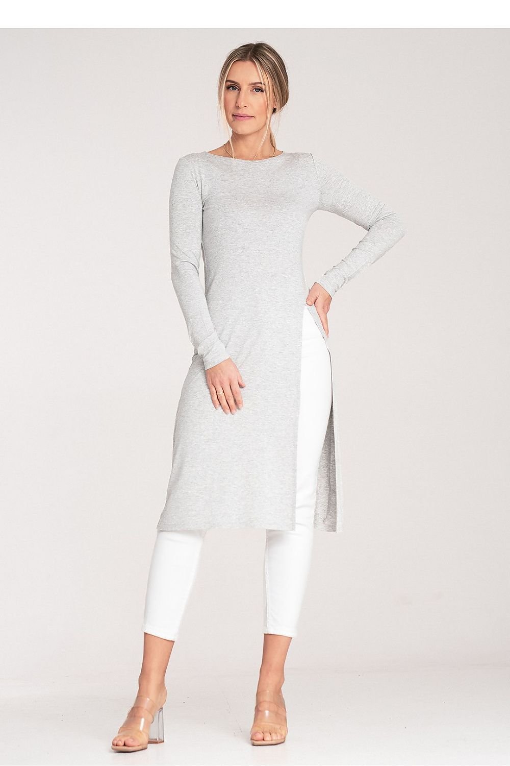 Long Sleeve Round Neck Tunic