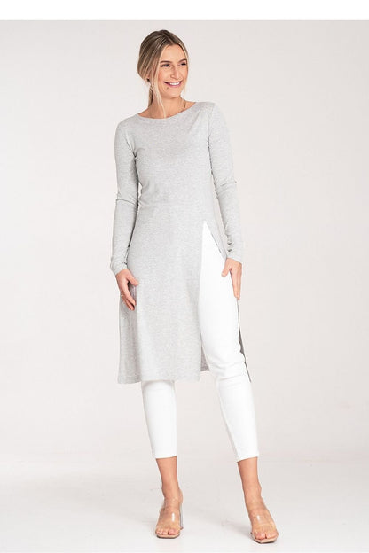 Long Sleeve Round Neck Tunic