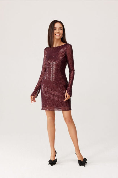 Sequined Short Evening Dress