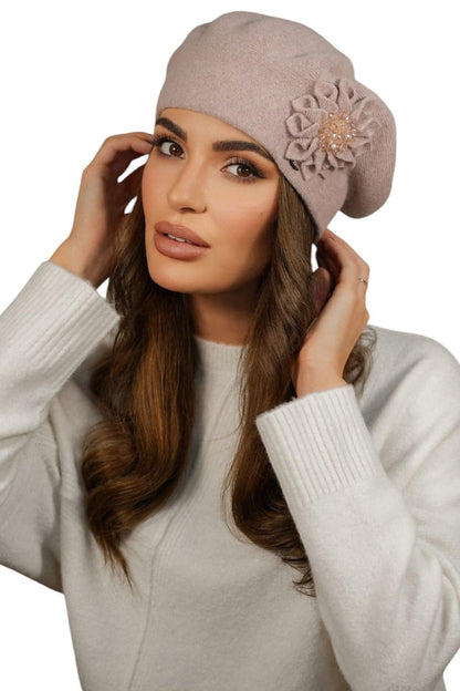 Peony Flower Beret