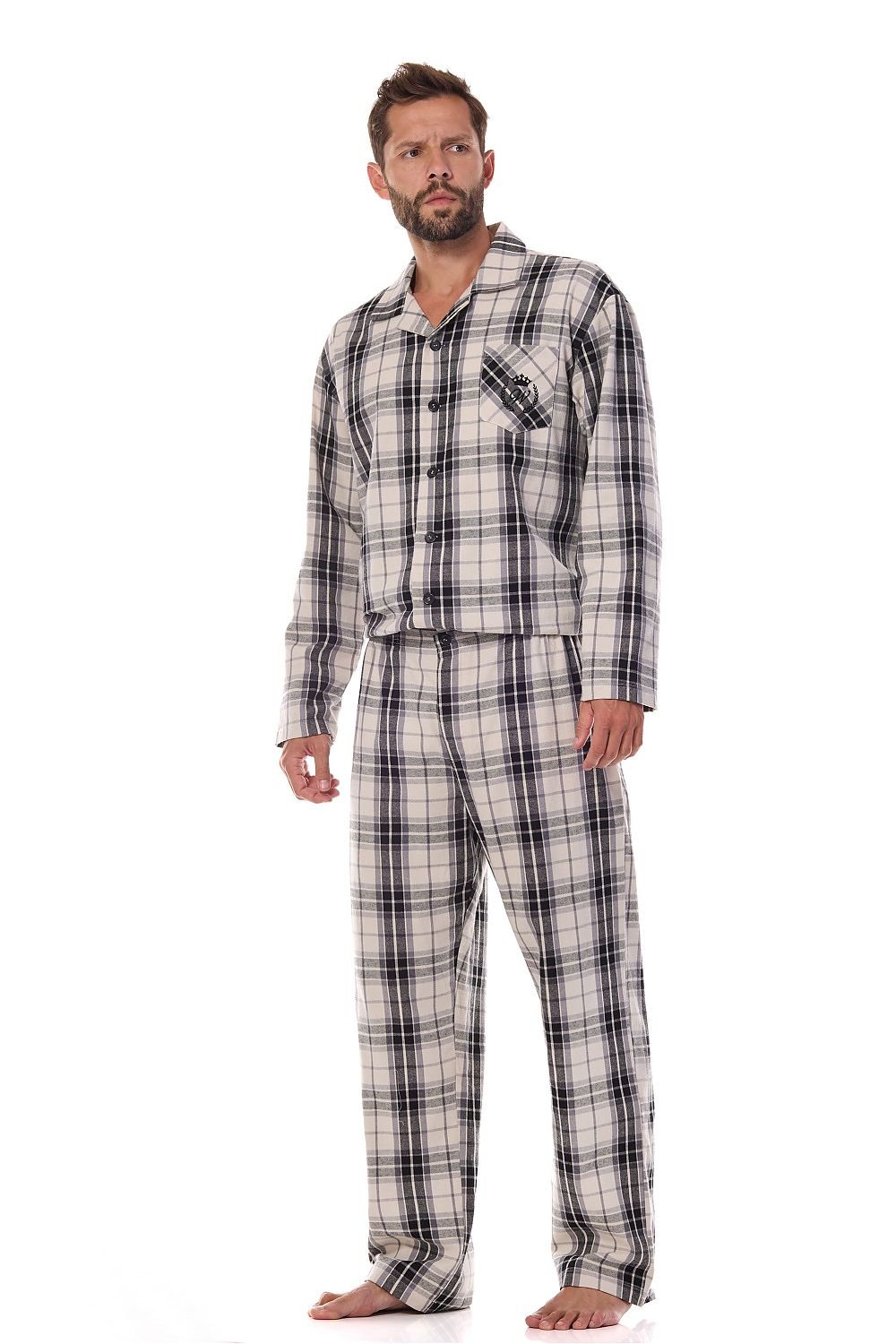 Black and White Plaid Pajama