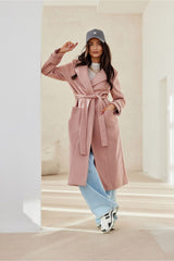 Roco Fashion Classic Collar Belted Coat