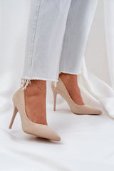 Eco Suede High Heel Pumps