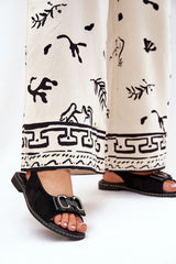Faux Suede Adjustable Strap Toes Out Sandals