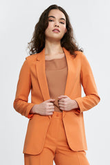 Orange Long Sleeved Blazer