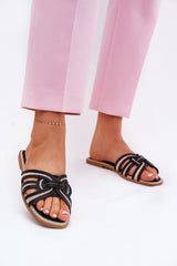 Interwoven Strap Flip Flops