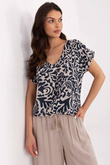 Women's V-Neckline Viscose Blouse