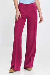 Violet Classic Cut Pressed Crease Trousers