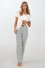 Two Piece Pajama Pants Set