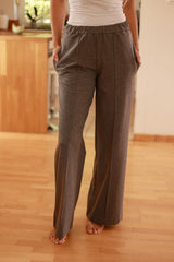 Flint High-Waist Wide-Leg Trousers
