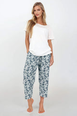 Short Sleeve Pajama Pant Set