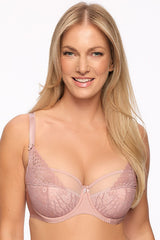 Lace Mesh Semi-Soft Bra