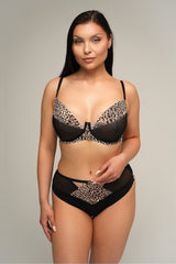 Brazilian Style Soft Microfiber and Elastic Tulle Panties