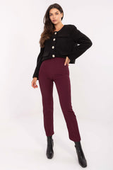 Rue Paris Women's Cigarette Trousers