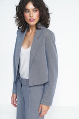 Nife's Women's Viscose-Blend Short Blazer