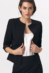 Simple Cut Short Blazer
