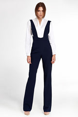 High Waist Suspender Jumpsuit