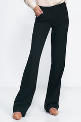 Black Bootcut Trousers
