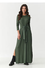 Viscose Tie Wrap Maxi Dress