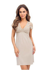 V-Neck Short Nightgown