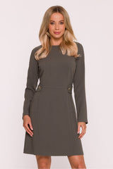Stylove Trapeze Silhouette Knee-Length Dress