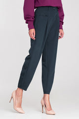High Waisted Ankle Trousers