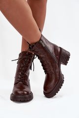 Leather Heel Boots