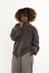 Mohair Wool Blend Sweater