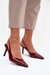Eco Leather Slim Heel Pumps