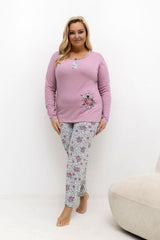 Cotton Plus Size Pajama Pant Set