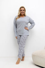 Cotton Plus Size Pajama Pant Set