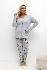 Forever Pink Plus Size Pajamas Model 221199