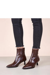 Eco Leather Stiletto Ankle Boots