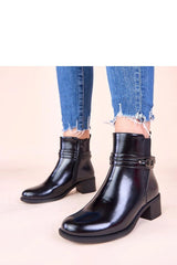 Solea Eco Leather Ankle Heel Boots