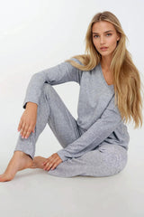 Long Sleeve Pajama Pants Set