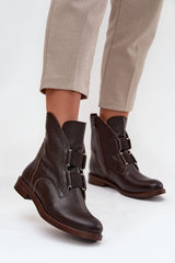 Step in Style Leather Ankle Boots