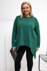 Asymmetrical Tunic with Hidden Pockets