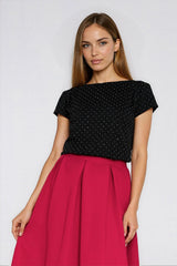 Boat Neckline Blouse